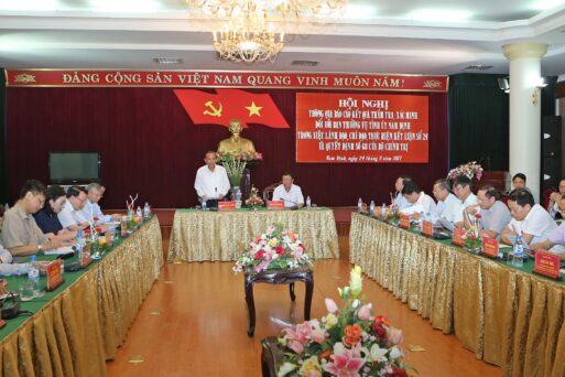 Công bố kết quả thẩm tra đối với Ban Thường vụ Tỉnh ủy Nam Định