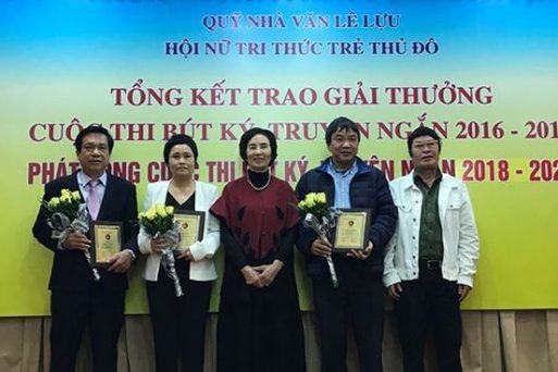 Quỹ nhà văn Lê Lựu trao giải truyện ngắn và ký xuất sắc nhất 2016-2017 và phát động cuộc thi năm 2018-2020