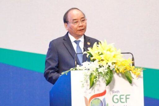 Thủ tướng Nguyễn Xuân Phúc phát biểu tại khai mạc toàn thể Đại hội Quỹ Môi trường toàn cầu lần thứ sáu