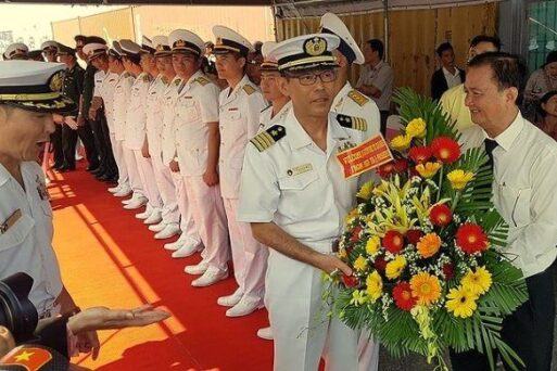 Tàu hải quân Nhật Bản cập cảng Đà Nẵng