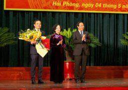 Đồng chí Trần Lưu Quang giữ chức Bí thư Thành ủy thành phố Hải Phòng