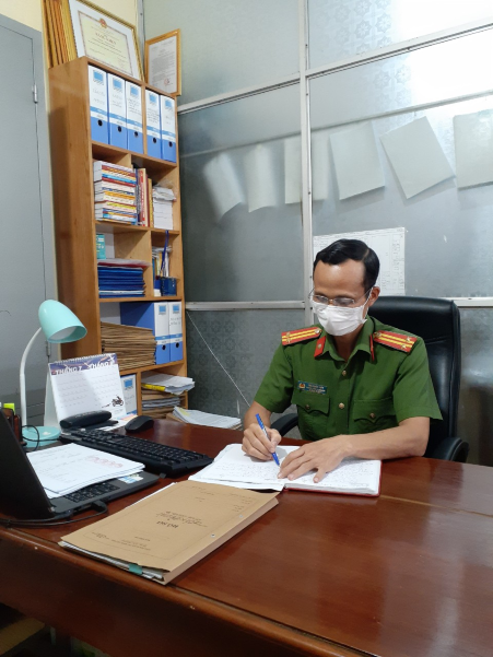 Trung tá Công an Trần Đức Việt – Tấm gương tận tụy vì công việc