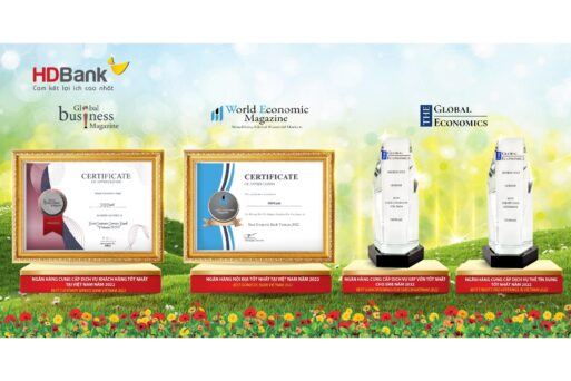 HDBank đạt 4 giải thưởng quốc tế về chất lượng dịch vụ  