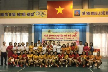 Than Cọc Sáu: Sôi nổi giải bóng chuyền hơi nữ chào mừng Kỷ niệm ngày Quốc tế phụ nữ
