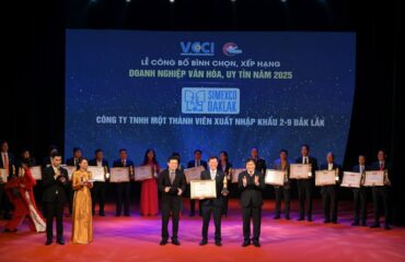 SIMEXCO DAKLAK – Top 20 Doanh nghiệp Văn hóa, Uy tín năm 2025: Khi giá trị văn hóa trở thành lợi thế cạnh tranh bền vững