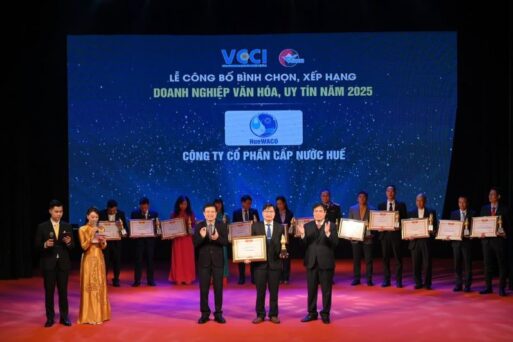 HueWACO vinh dự nhận Giải thưởng “Doanh nghiệp Văn hóa, Uy tín năm 2025”
