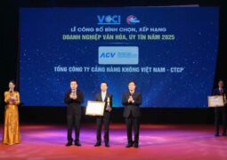 ACV Đươc Vinh danh Top 20 Doanh nghiệp Văn hóa, Uy tín năm 2025