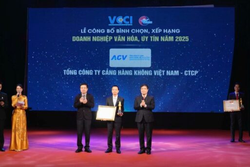 ACV Đươc Vinh danh Top 20 Doanh nghiệp Văn hóa, Uy tín năm 2025