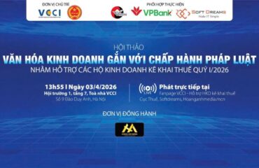 VCCI phối hợp Cục Thuế tổ chức hội thảo về văn hóa kinh doanh gắn với chấp hành pháp luật